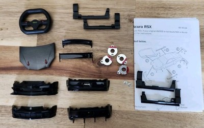 Radio Shack Super Street XMods Body Kit Acura RSX RC Car black
