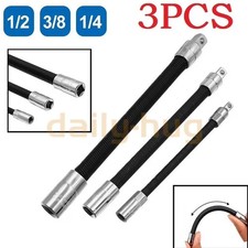 3-piece Flexible Socket Extension Bar Set 12 14 38 Shaft Drive 10 8 6 3-piece Flexible Socket Extension Bar Set 12 14 38 Shaft Drive 10 8 6