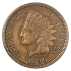 1890 1C BN Indian Cent- Choice AU ( Clean) - SMH 2074