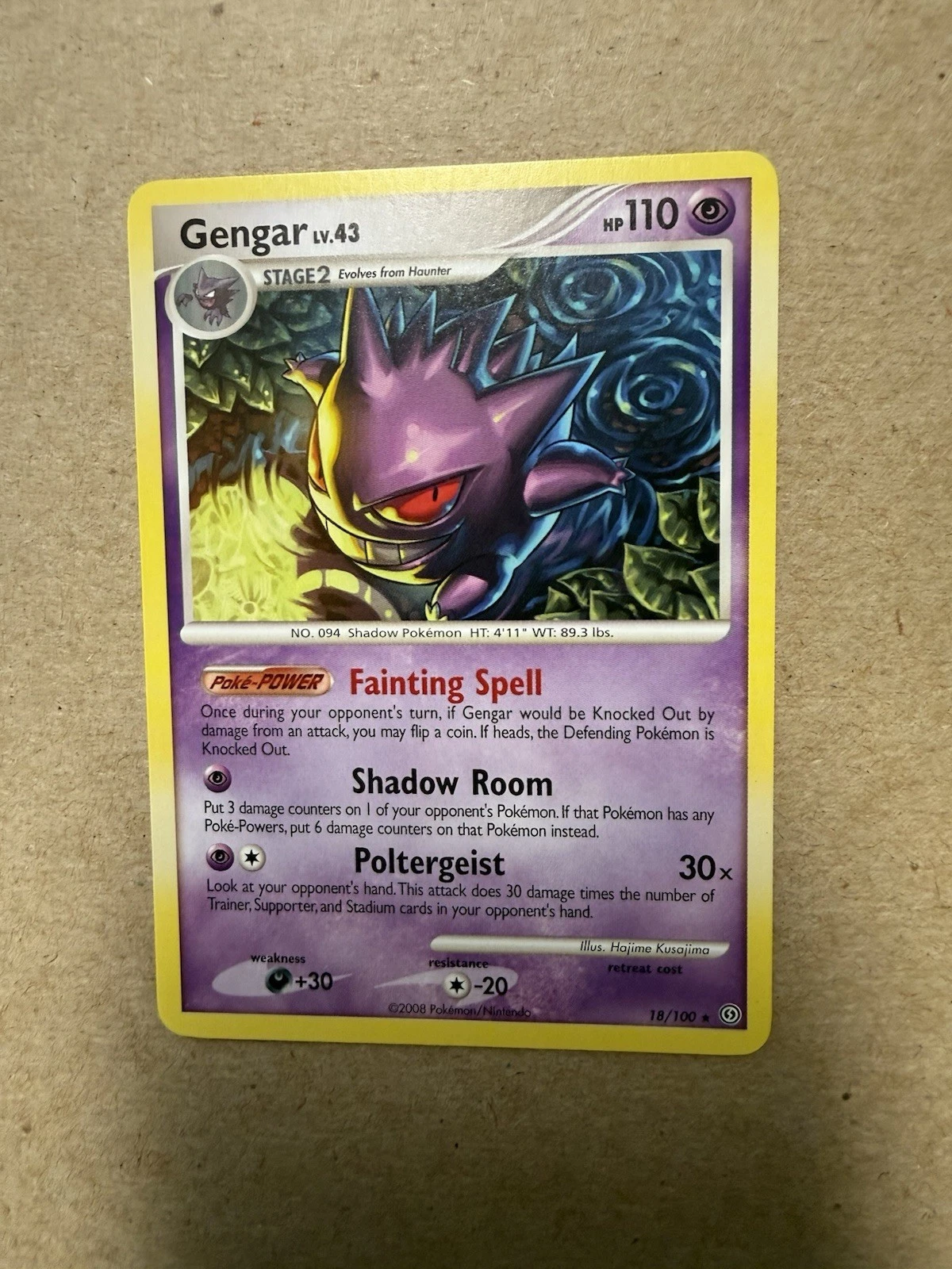 Gengar - Stormfront #18 Price & Value ($65.42) | PokeScope