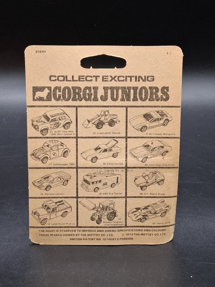 Vintage 1973 CORGI Juniors Land Rover Pickup Truck MOC - Image 3 of 4