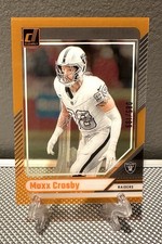 2024 Clearly Donruss MAXX CROSBY #/199 SP Orange Acetate🔥Las Vegas Raiders