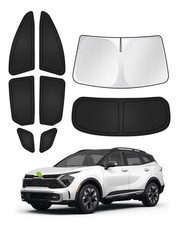 Canvcle Sunshades for 2023-2026 Kia Sportage 8pcs Windshield Side Rear Window