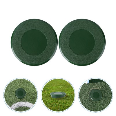  2 Pcs Golf Hole Cover Outdoor Accessories Putting-Übungen Golfzubehör
