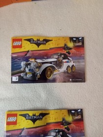 LEGO Batman the Movie,The Penquin Artic roller, #70911(box and books only)med