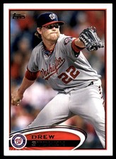 Drew Storen 2012 Topps Nationals #WAS15 Nationals MLB READ FREE SHIPPING