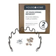 18" Sofa Upholstery Spring Replacement, 2pk Repair Kit for Furniture Chair Co...