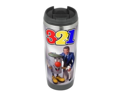 3 2 1 Ted Rogers Classic Travel Mug Thermo Isoliert Edelstahl Kaffeetasse