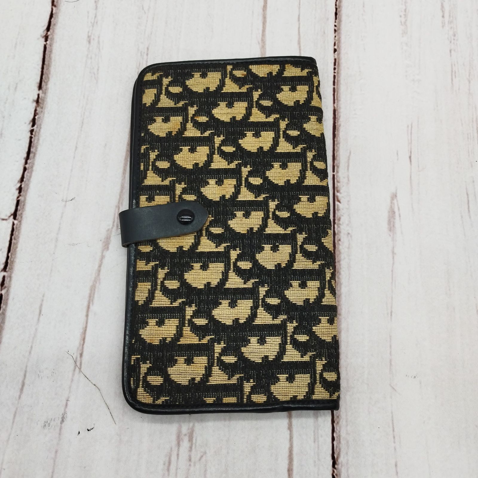 Vintage Christian Dior Trotter Long Folded Wallet 25cm Backyard Style