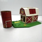 Fisher-Price Vintage Little People Barn Farmhouse & Silo 1990 Play Set Loose