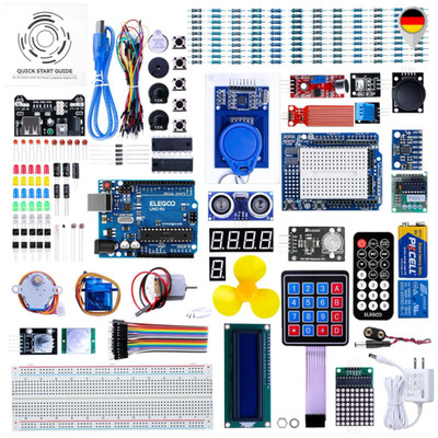 ELEGOO UNO R3 Starter Kit Arduino IDE Kompatibel Elektronik Projektbaukasten