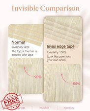 GOO GOO 22" Platinum Blonde Tape In Hair Extensions