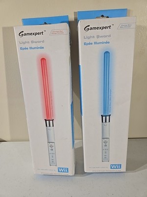 Wii Light Saber Controllers Wii Star Wars:The Clone Wars/Lightsaber Duels Bundle