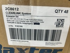 "Juego de extensión de sistema Clearlink Baxter 2C8612 42"" bloqueo macho con cuello retráctil 48"