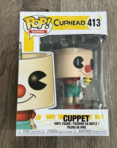 Funko Pop! Cuphead - Cupett #413 Vaulted w/ Protector