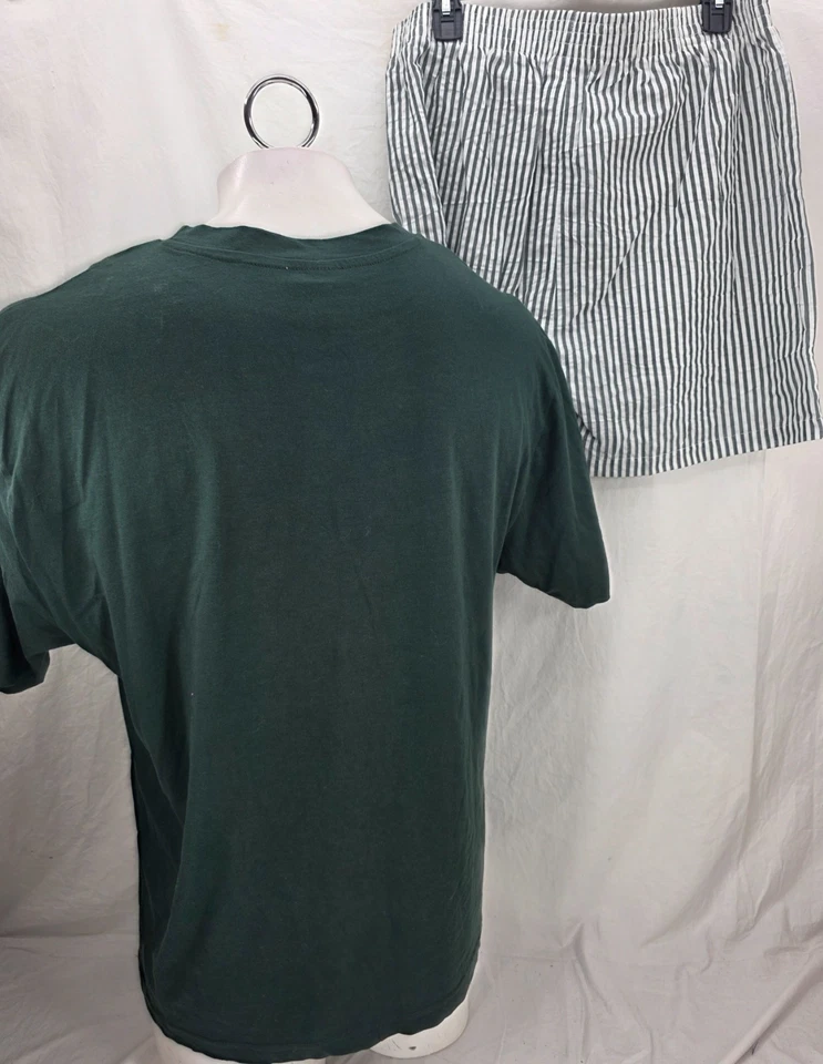 NUEVO Miami Hurricanes Concepts Ropa de Dormir Deportiva SS Camiseta Pantalones Cortos Pijama Para Hombre L Foto 2 de 4