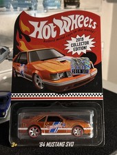 Hot Wheels 2019 Collector Edition 84 Ford Mustang Svo Factory Sealed With Seal Hot Wheels 2019 Collector Edition 84 Ford Mustang Svo Factory Sealed With Seal