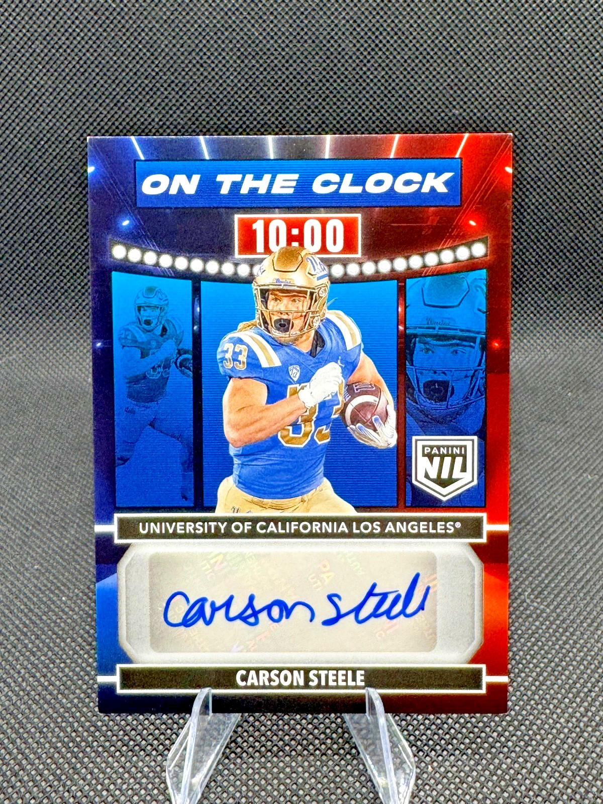 2024 Panini Prestige #OTC-CSE Carson Steele On the Clock