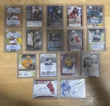 Lot Of 18 Upper Deck Hockey Autographs Lot Of 20 Autograph Cards! *update*