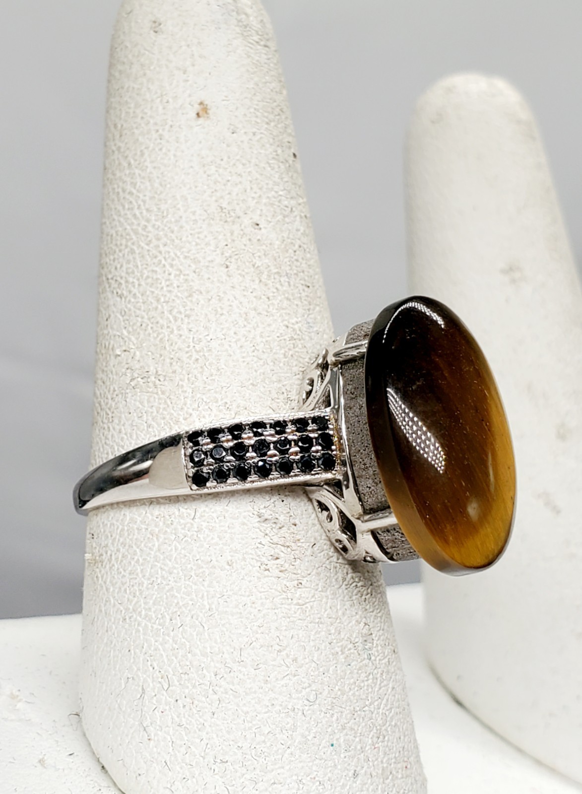 Interchangeable Gemstone Sterling Silver Signed D… - image 9