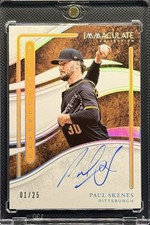 2026 Panini Immaculate Paul Skenes  Ace Autog...