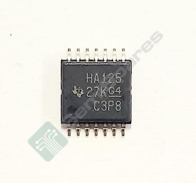 100 pcs. TEXAS INSTRUMENT SN74AHC125PWR  IC BUF NON-INVERT 5.5V 14TSSOP
