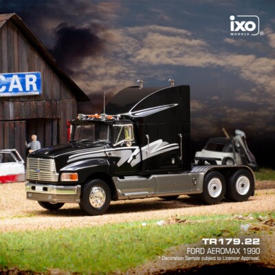 IXO MODEL TRUCKS FORD AEROMAX CAB UNIT BLACK 1990 1-43 SCALE TR179