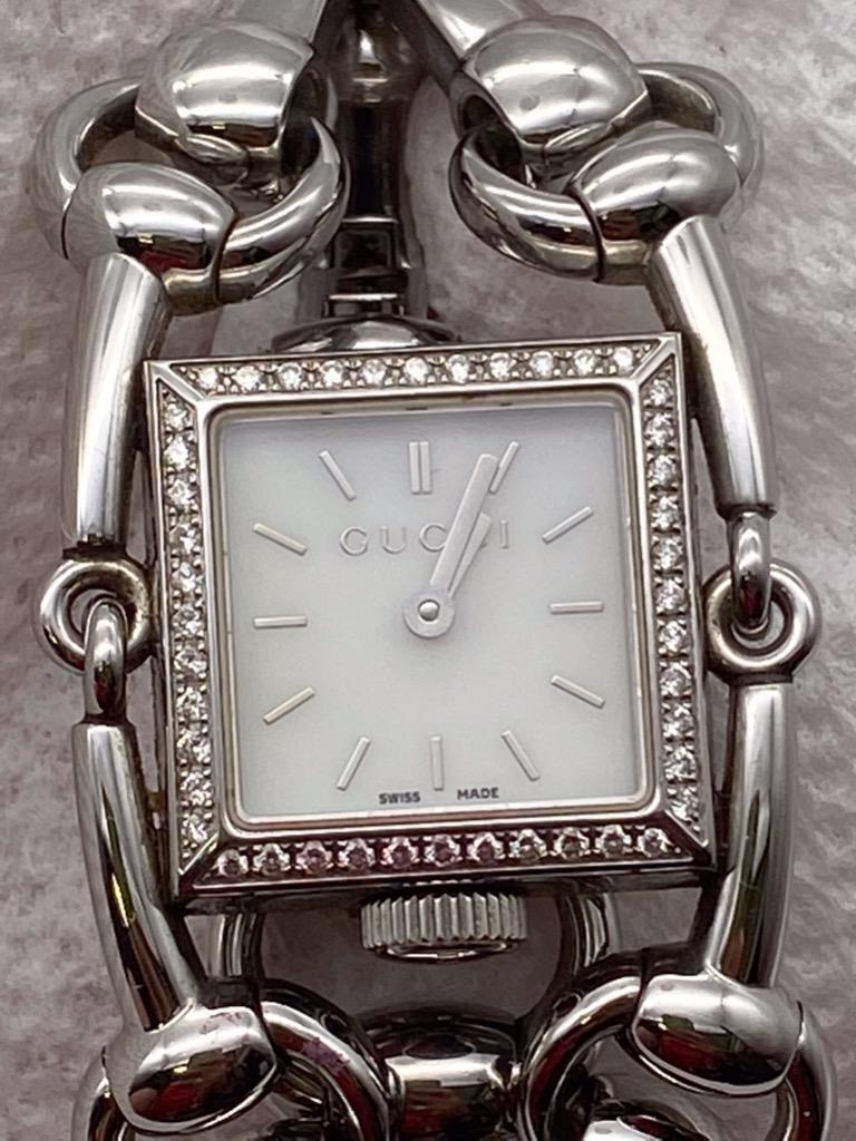 GUCCI SIGNORIA 116.5 SS DIAMOND BEZEL 19mm QUARTS LADIES GUCCI SIGNORIA 116.5 SS DIAMOND BEZEL 19mm QUARTS LADIES
