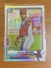 ⚾ 2021 Bowman Chrome Baseball Mojo Base Card #BCP-156 Jordyn ADAMS ⚾