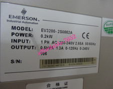 NEW Emerson Inverter EV3200-2S0002A door machine 0.2 / 0.4KW FedEx or DHL or UPS