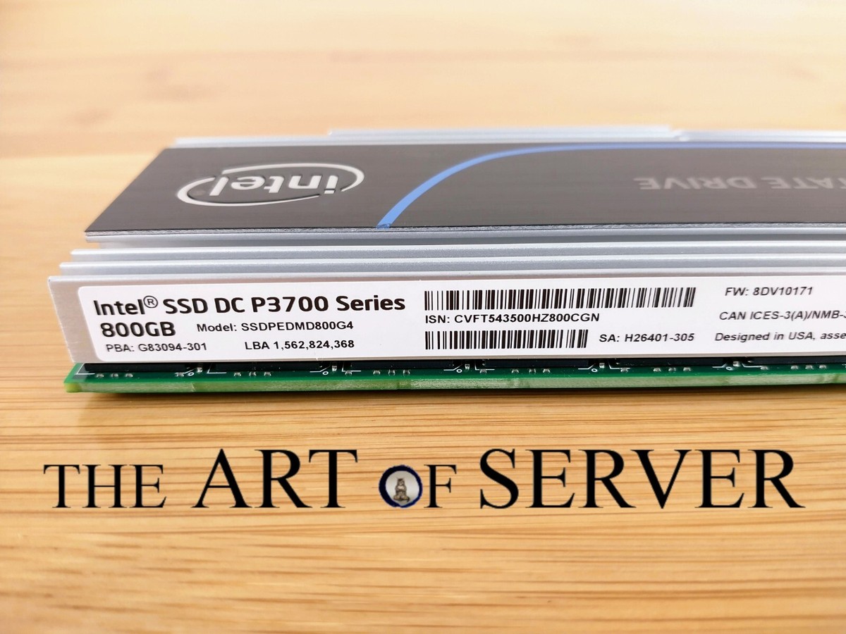 INTEL DC P3700 800GB SSDPEDMD800G4 NVME PCIe bootable on HP