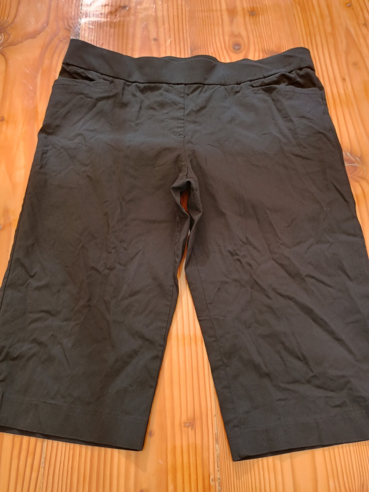 Laura Scott black capri pants sz xl