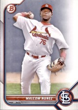 2022 BOWMAN PROSPECT ST. LOUIS CARDINALS - MALCOM NUNEZ #BP-42