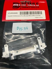 DTUP03004B Hobby Details Front Bumper Mount SCX10 II Silver