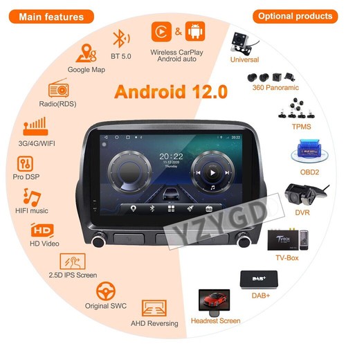 For Chevrolet Camaro 2010-2015 Android Car Stereo Radio GPS 64GB Player Screen - Bild 3 von 8