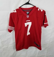 Nike Jersey Boys M 10/12 Red On Field San Francisco 49ers Colin Kaepernick 7