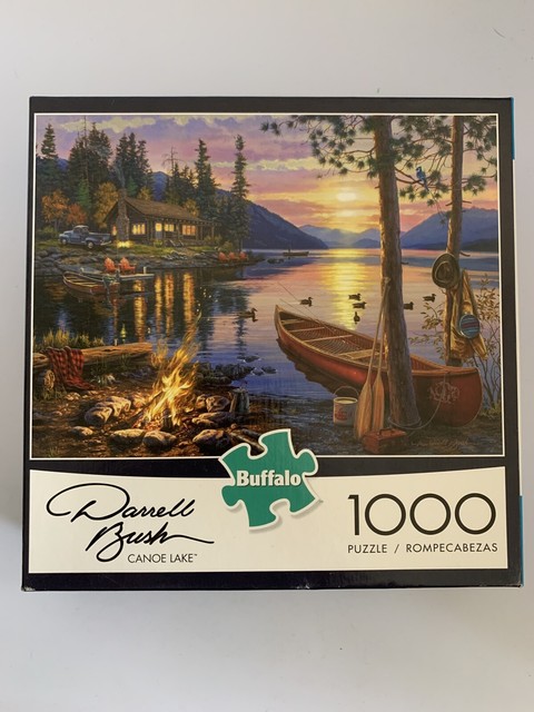buffalo games darrell bush canoe lake 1000 piece jigsaw puzzle