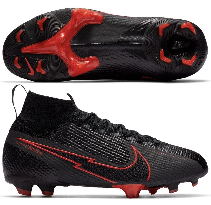 Leidingen bouwen Perceptie New Nike Mercurial Superfly 7 Elite Fg Black / Chile Red Soccer Cleats Sz:  4.5y | eBay