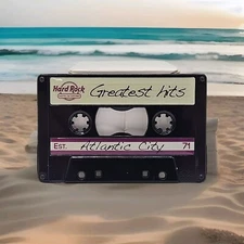 Hard Rock Atlantic City Music Cassette Tape Bottle Opener Magnet