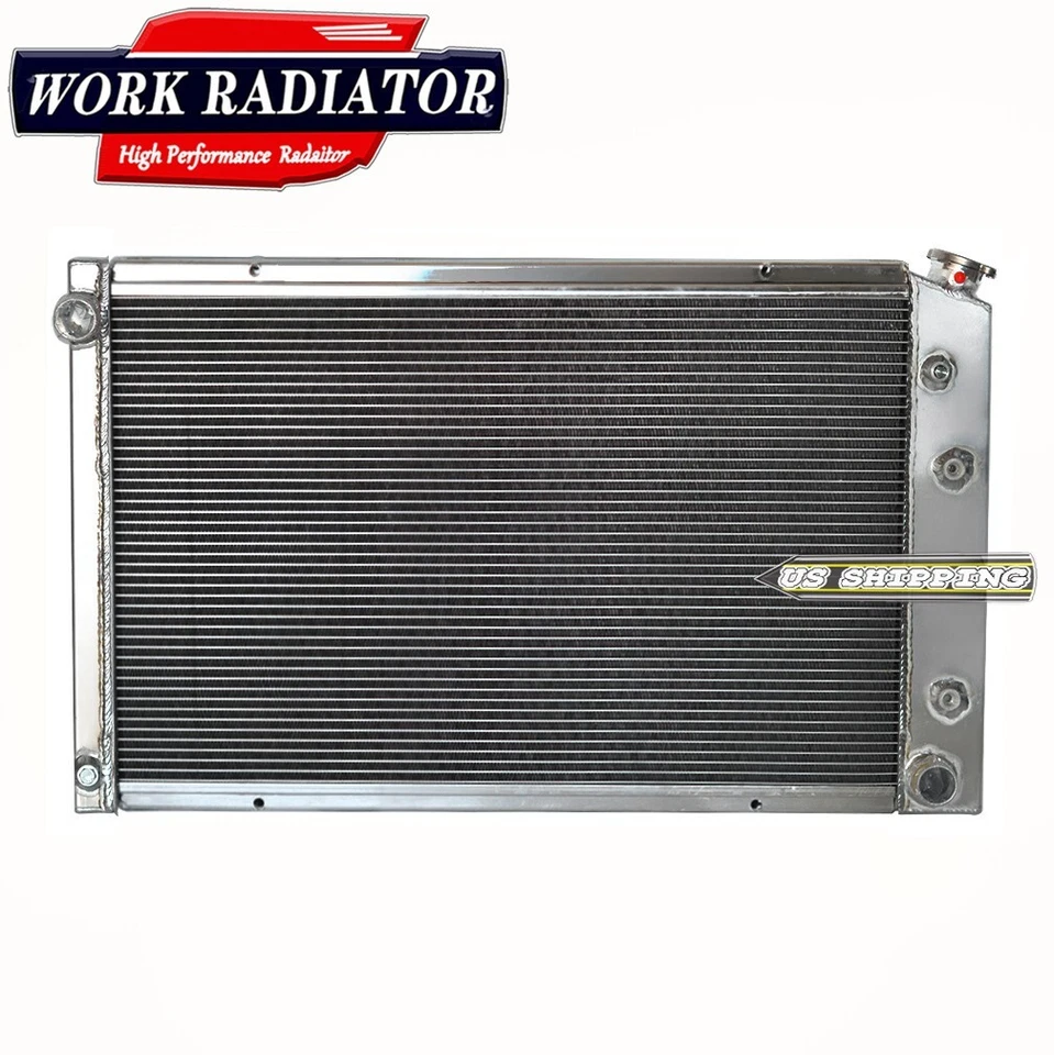 716 Aluminum Radiator For 1973-1987 Chevy C/K C10 C20 C30 K10 Pickup V6 V8 Gas — 第 3/4 张图片