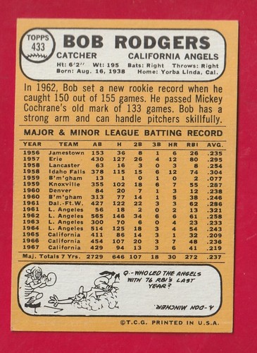 1968 Topps Baseball Cards Scegli una carta a scelta 295-660 EX X-MT 1/25 Set Break - Foto 252 di 490