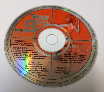 Power Play Disc 09/1998 - Retro PC Spiel / 90er Heft CD / Demos Patches Videos 