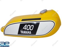 KraftstoffgasbehäLter Gelb Stahl FüR Yamaha 250 DT 400 DT Enduro 1975 Bis 1977