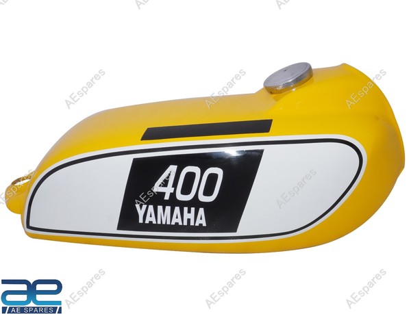 KraftstoffgasbehäLter Gelb Stahl FüR Yamaha 250 DT 400 DT Enduro 1975 Bis 1977-image