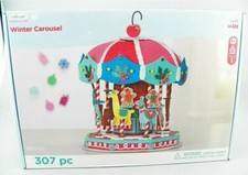 Creatology Winter Carousel for Kids Age 6 Christmas 3D Assembly Kit 307 Pc. NEW