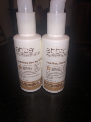 2- ABBA Smoothing Blow Dry Lotion 5.1 oz - UNISEX