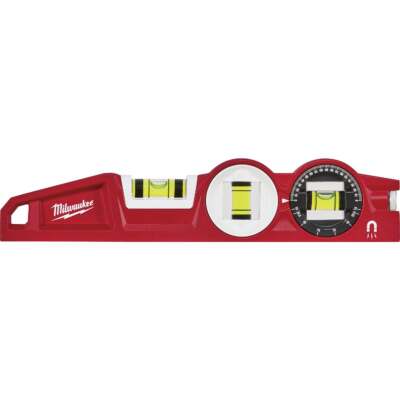 Milwaukee 48-22-5210 10'' Die Cast Torpedo Level w/ 360° Locking Vial