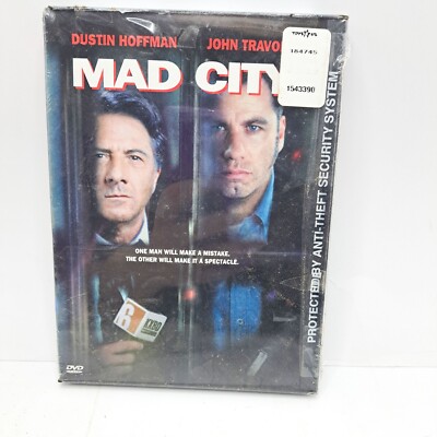 Mad City DVD New Sealed Dustin Hoffman John Travolta Drama Thriller Classic 90s