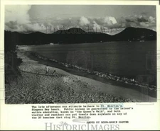 1980 Press Photo Sunbathers at St. Maarten's Simpson Beach Bay - noc29827