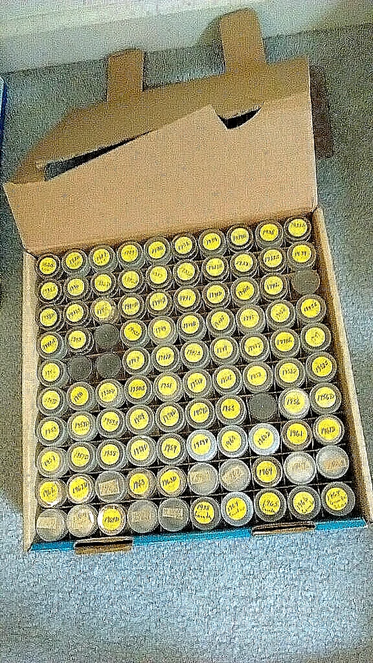 1950-58 P&D LINCOLN WHEAT CENTS 30 ROLLS 1500 COINS F+/XF AVG VF/+ NO OXIDATION - Image 3 of 3